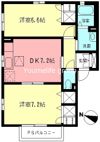 シエルVIIIの間取り画像