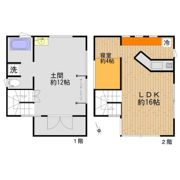 鵠沼海岸5丁目貸家の間取り画像