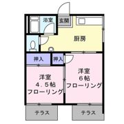 第1葉山コーポBの間取り画像
