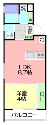 Glandear鎌倉（グランディア鎌倉）の間取り画像