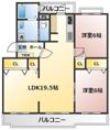 VILLAGE森の里 A号棟の間取り画像