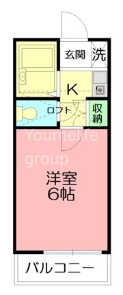 サンパレスAの間取り画像