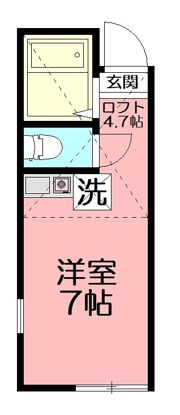 ユナイト大船ラ・ベルの間取り画像