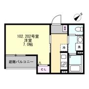 （仮称）藤沢本町Bアパートの間取り画像