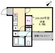 （仮称）藤沢本町Bアパートの間取り画像