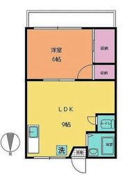 実方ハイツの間取り画像