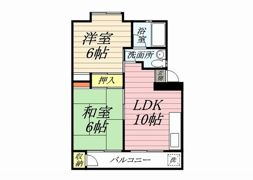アパートメント大貫の間取り画像