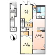 ハピア清水台の間取り画像