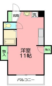 ラメール藤沢の間取り画像