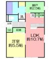 メゾンブルーメ西の間取り画像