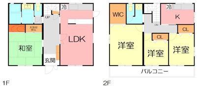 七里ガ浜東4丁目貸家の間取り画像