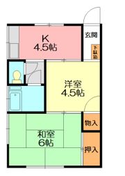 光山住宅の間取り画像