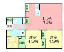 Y’s F Residence IIの間取り画像