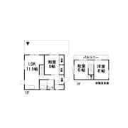 鴨宮戸建ての間取り画像