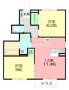 リベルテ Bの間取り画像