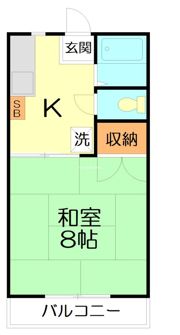 おのハイツの間取り画像