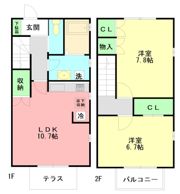Grace A棟の間取り画像