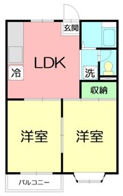メゾンアイIの間取り画像
