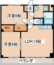 プリベールつるやの間取り画像
