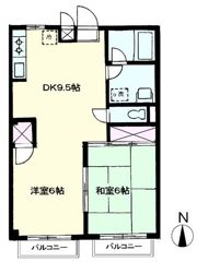 グリーンタウン青山の間取り画像