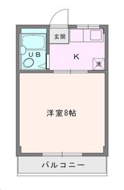 コーポ愛名Bの間取り画像