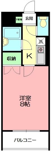 アンソレイユ湘南台の間取り画像