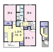 ラルジュIIの間取り画像