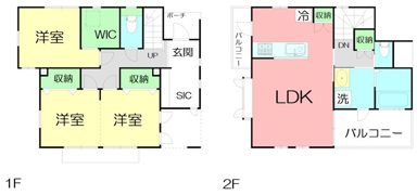 そよかぜテラスの間取り画像