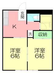 コーポラスエイトの間取り画像