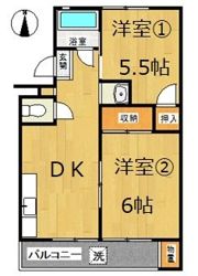 第一長沼ハイツの間取り画像