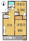 第一長沼ハイツの間取り画像