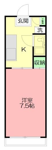 東邦ハイツの間取り画像