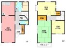 小台 貸家の間取り画像