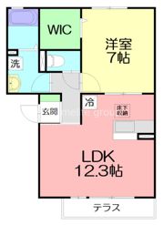 コンフィデンテIIの間取り画像