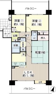 NICE STAGE 湘南鵠沼の間取り画像