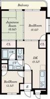蛍田マンションの間取り画像