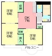 山本ハイツCの間取り画像