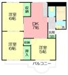 山本ハイツCの間取り画像