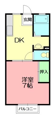 メゾンカトレアの間取り画像