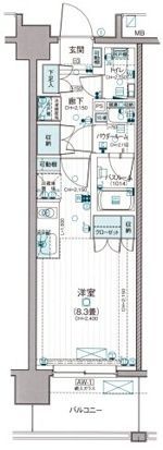 デュオステージ海老名の間取り画像