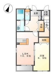 ベルクラージュの間取り画像