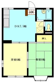 ハイツZCの間取り画像