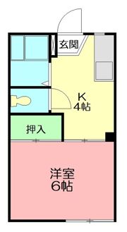 コーポ桐谷の間取り画像