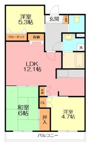 ストーリア東戸塚の間取り画像
