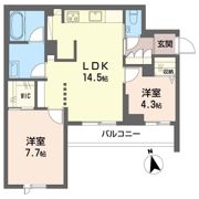 カーサレジオ戸塚の間取り画像