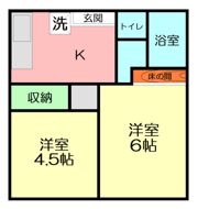 ツカサハイツの間取り画像