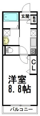 レールサイド鵠沼の間取り画像
