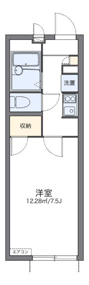 レオパレス湘南クオーレの間取り画像