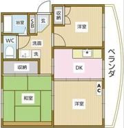 興津ハイツの間取り画像