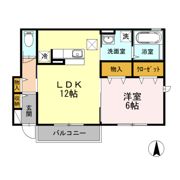 セレナ東海岸北Aの間取り画像